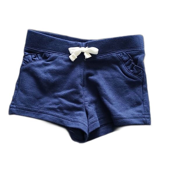 Navy Carter's Baby Girl Shorts 12 Months - Picture 2 of 9